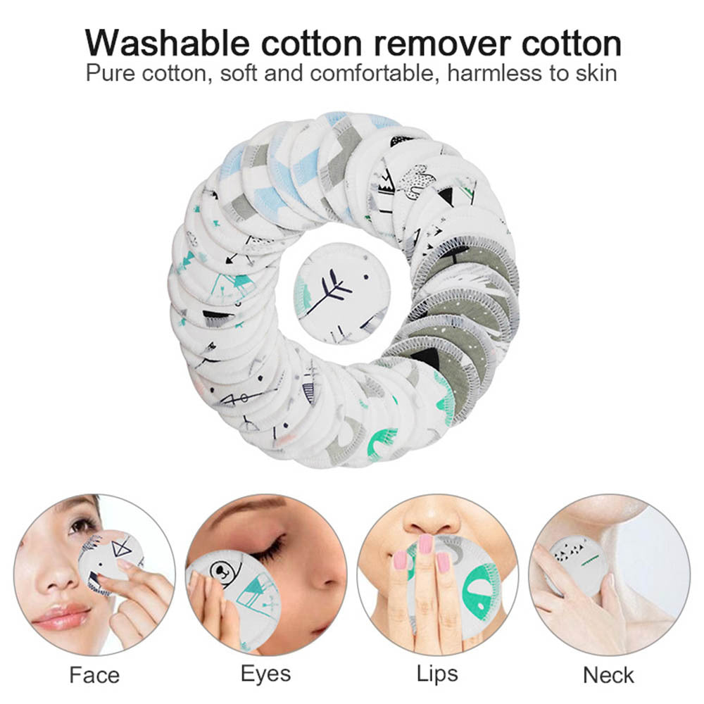 Cotton makeup remover
