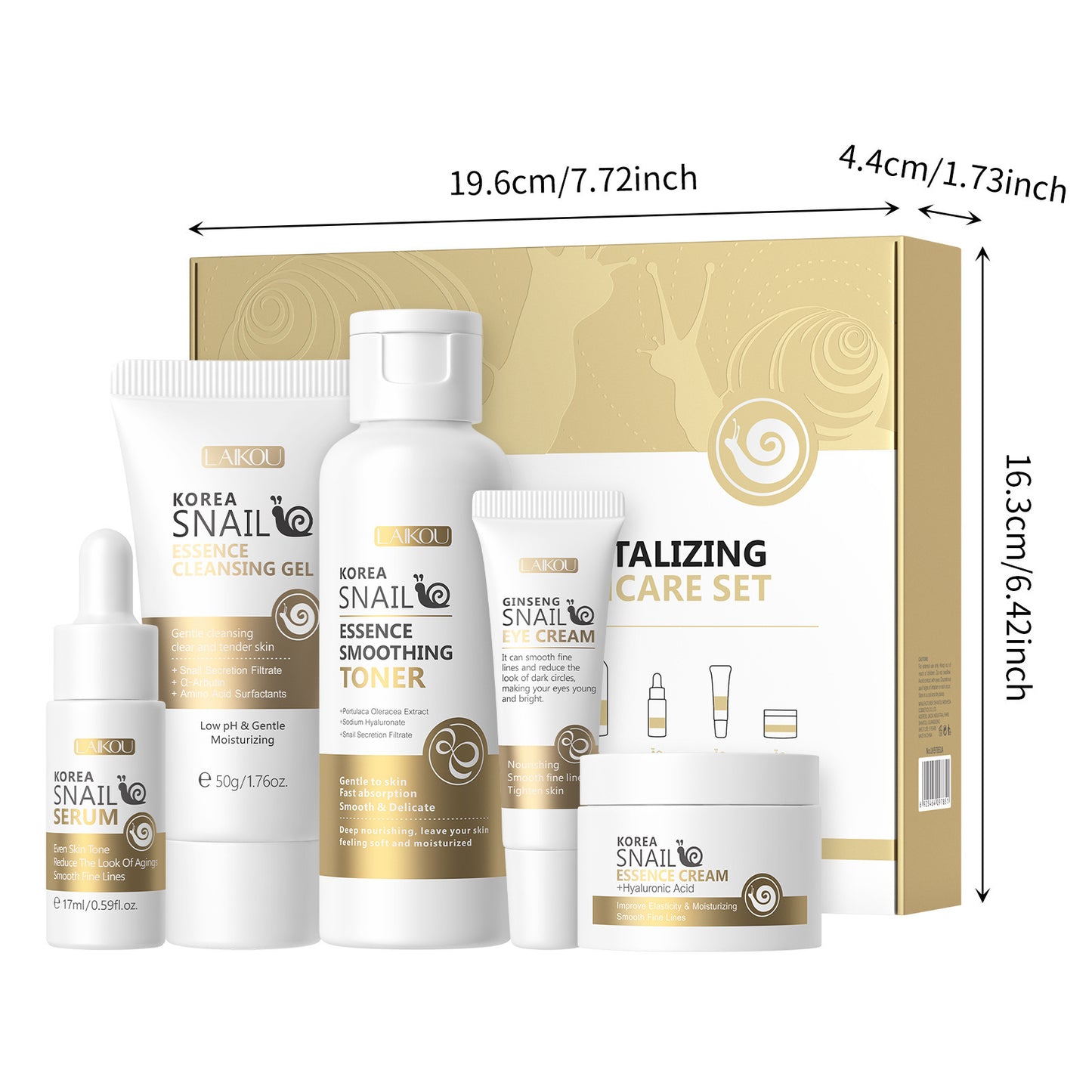Snail Skin Care Five-piece Set Face